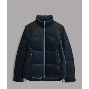 $695 Rag & Bone Mens Large Corduroy Holt Down Puffer Salute Coat Vest Jacket NWT